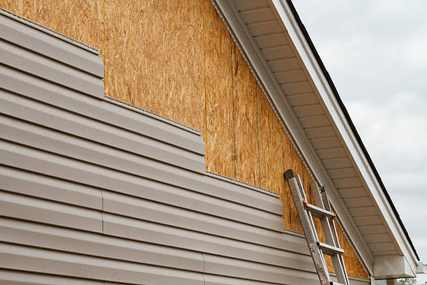 Professional Siding Repair technician working in Mayodan, NC
